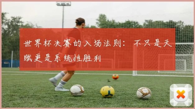 世界杯决赛的入场法则:不只是天赋更是系统性胜利
